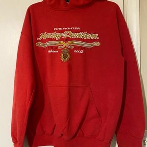 Harley Davidson firefighter hoodie